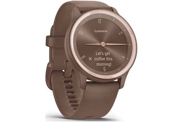 Smartwatch Garmin Vivomove Sport brązowy