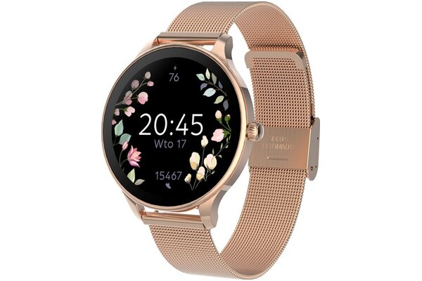 Smartwatch FOREVER SB306 1.19" różowo-złoty