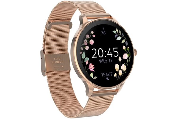 Smartwatch FOREVER SB306 1.19" różowo-złoty