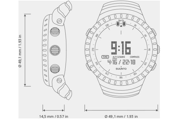 Smartwatch Suunto Core czarny