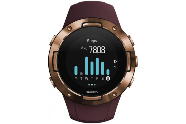 Smartwatch Suunto 5 bordowy