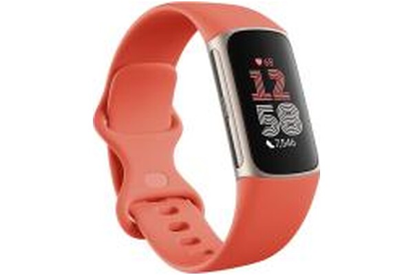 Smartwatch FITBIT Charge 6 pomarańczowy