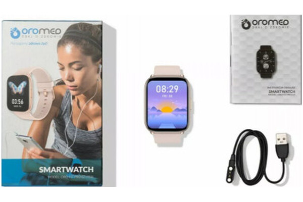 Smartwatch OROMED Fit Pro GT różowy