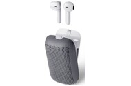 Słuchawki LEXON LA127G Speakerbuds Dokanałowe Przewodowe Szaro-biały