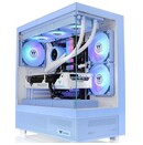 Obudowa PC Thermaltake 27 View TG Midi Tower niebieski