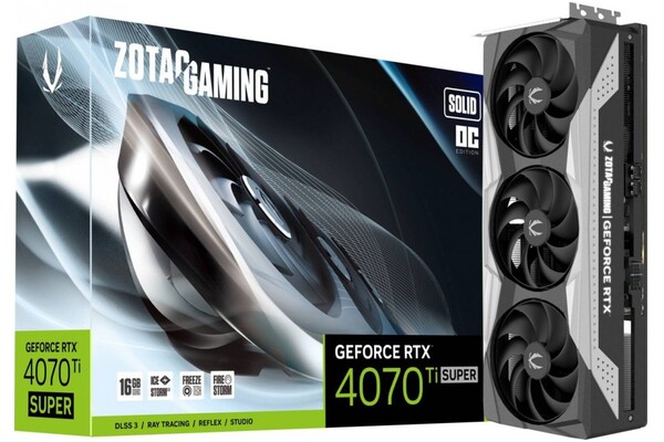 Karta graficzna ZOTAC RTX 4070 Ti SUPER 16GB GDDR6X