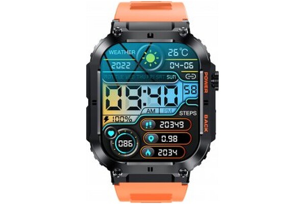 Smartwatch Denver SWC191O 1.96" pomarańczowy