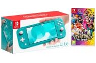 Konsola Nintendo Switch Lite 32GB niebieski + Everybody 1-2 Switch