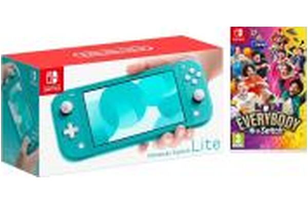 Konsola Nintendo Switch Lite 32GB niebieski + Everybody 1-2 Switch
