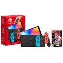 Konsola Nintendo Switch OLED 64GB Czerwono-niebieski + Pokemon Shining Pearl