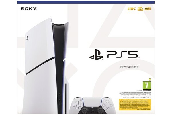 Konsola Sony PlayStation 5 Slim 1TB biało-czarny