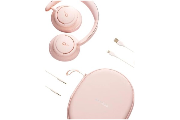 Słuchawki Soundcore Q30 Life Nauszne Bezprzewodowe różowy