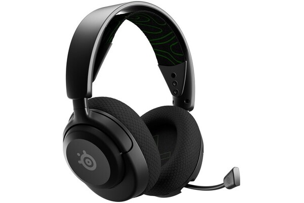 Słuchawki SteelSeries Arctis Nova 5X Nauszne Bezprzewodowe czarno-zielony