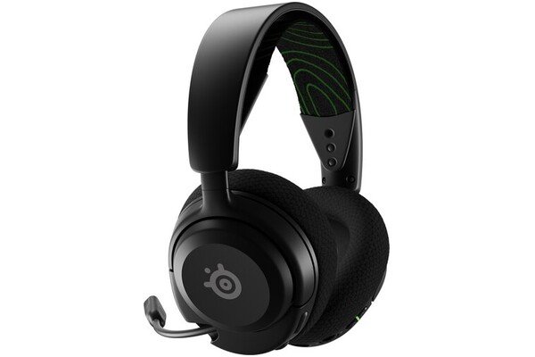 Słuchawki SteelSeries Arctis Nova 5X Nauszne Bezprzewodowe czarno-zielony