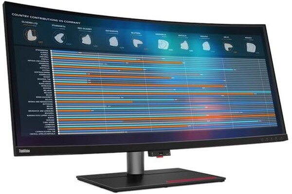 Monitor 39.7" Lenovo ThinkVision P40w-20 czarny