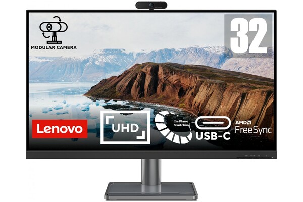 Monitor 31.5" Lenovo L32p-30 czarno-srebrny