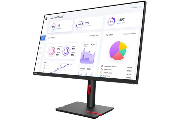 Monitor 31.5" Lenovo ThinkVision T32p-30 czarny