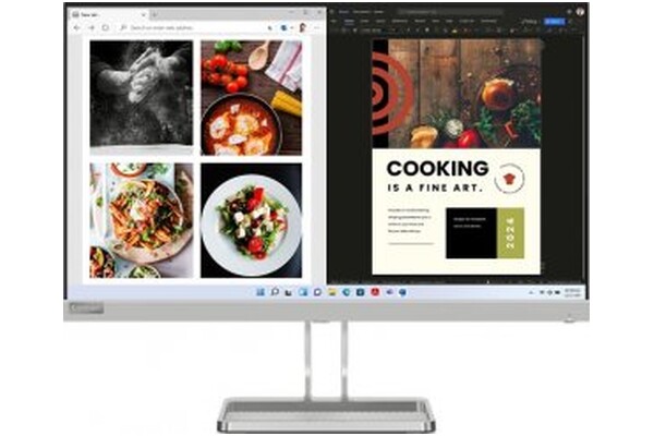 Monitor 23.8" Lenovo L24i-40 szary