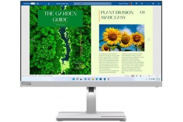 Monitor 23.8" Lenovo L24m-40 srebrny