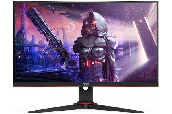 Monitor 23.6" AOC C24G2AE czarno-czerwony