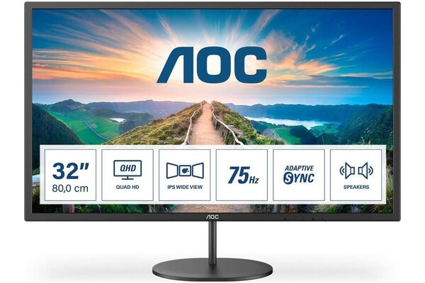 Monitor 31.5" AOC Q32V4 czarny