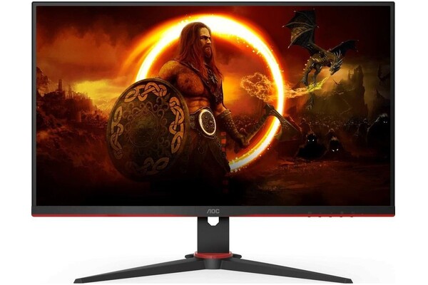 Monitor 23.8" AOC 24G2SAE czarno-czerwony