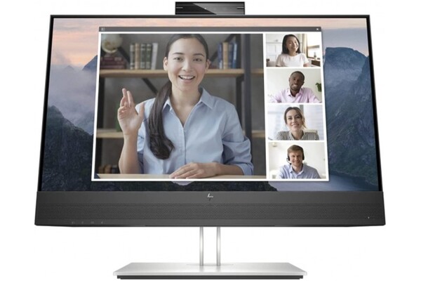 Monitor 23.8" HP E24mv czarno-srebrny