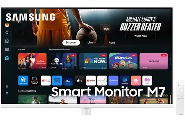 Monitor 31.5" Samsung S32DM703UU biały