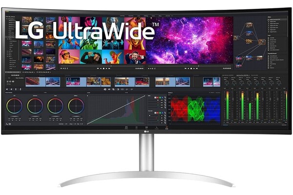 Monitor 39.7" LG UltraWide 40WP95 biało-srebrny