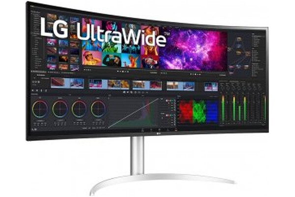 Monitor 39.7" LG UltraWide 40WP95 biało-srebrny