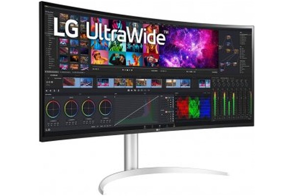 Monitor 39.7" LG UltraWide 40WP95 biało-srebrny