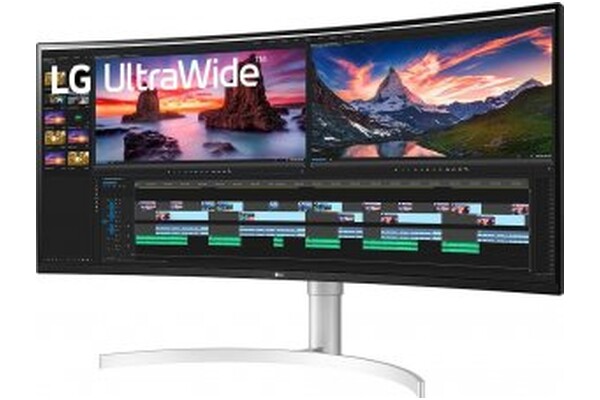 Monitor 37.5" LG 38WN95 biało-srebrny