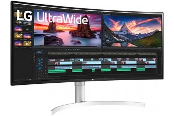 Monitor 37.5" LG 38WN95 biało-srebrny