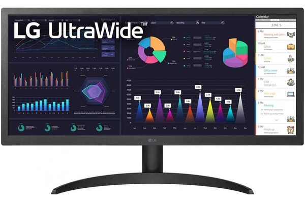 Monitor 25.7" LG UltraWide 26WQ500 czarny