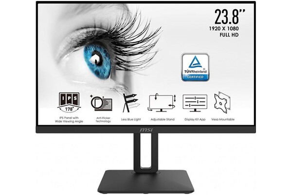 Monitor 23.8" MSI Pro Pro MP242P czarny
