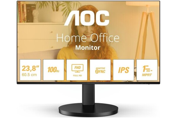 Monitor 23.8" AOC 24B3HA2 czarny