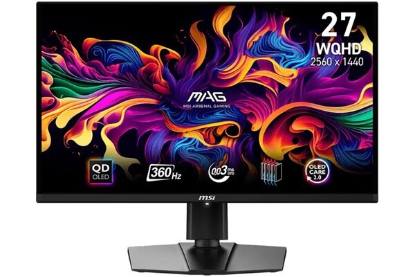 Monitor 26.5" MSI MAG MAG 271QPX czarny