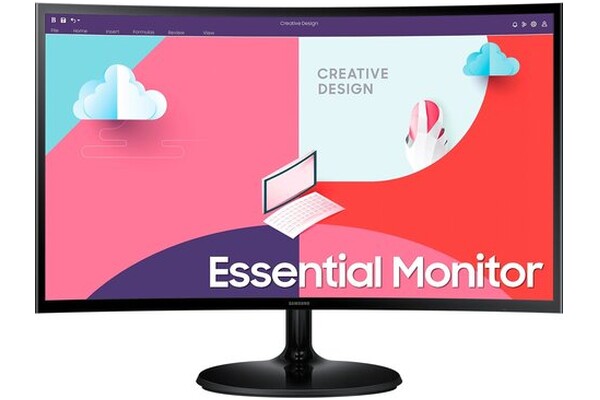 Monitor 23.5" Samsung LS24C364EAUXEN czarny