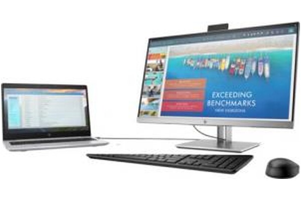 Monitor 23.8" HP EliteDisplay E243D srebrny