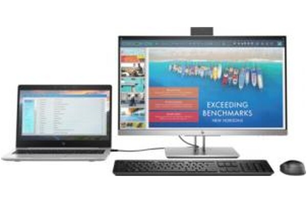 Monitor 23.8" HP EliteDisplay E243D srebrny
