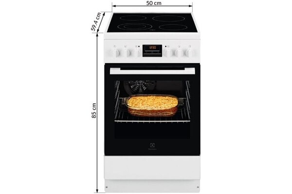 Kuchnia Electrolux LKR540200W płyta Ceramiczna, piekarnik elektryczny