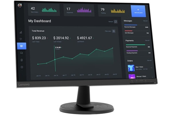 Monitor 23.8" Lenovo C24-40 czarny