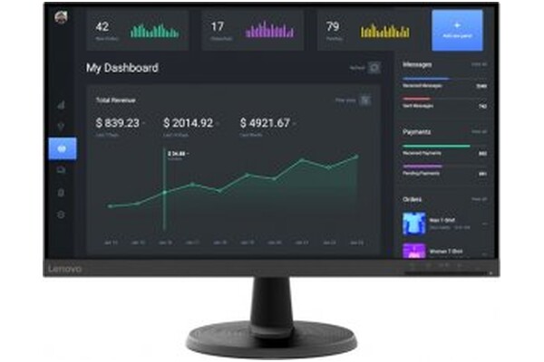 Monitor 23.8" Lenovo C24-40 czarny