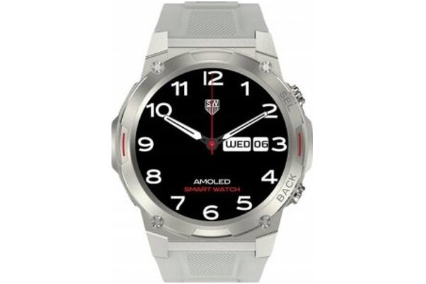 Smartwatch OUKITEL BT50 1.43" srebrno-szary