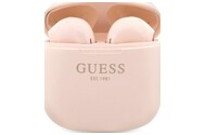 Słuchawki Guess GUTWST26PSP Classic EST Douszne Przewodowe różowy