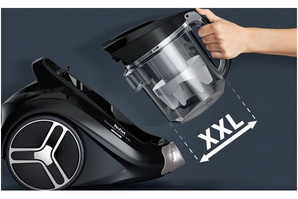 Odkurzacz Tefal TW4B70 Compact Power XXL tradycyjny z pojemnikiem 900W Złoto-czarny
