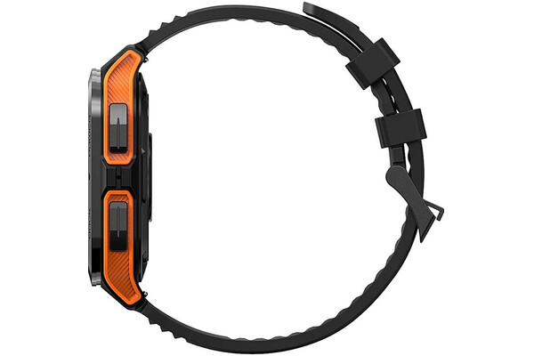Smartwatch MaxCom FW67 Titan Pro 1.85" grafitowo-pomarańczowy
