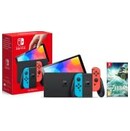 Konsola Nintendo Switch OLED 64GB Czerwono-niebieski + The Legend of Zelda Tears of the Kingdom