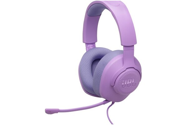 Słuchawki JBL Quantum 100 Nauszne Przewodowe fioletowy