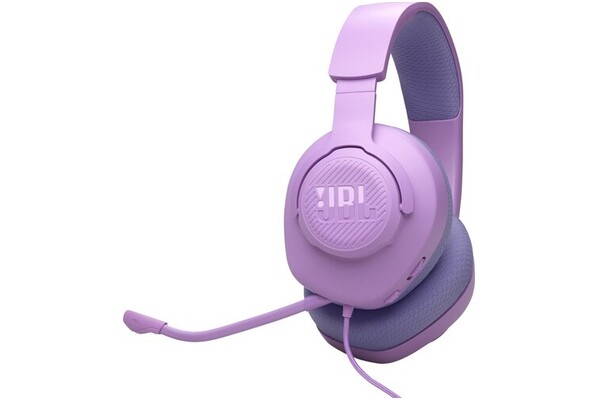 Słuchawki JBL Quantum 100 Nauszne Przewodowe fioletowy